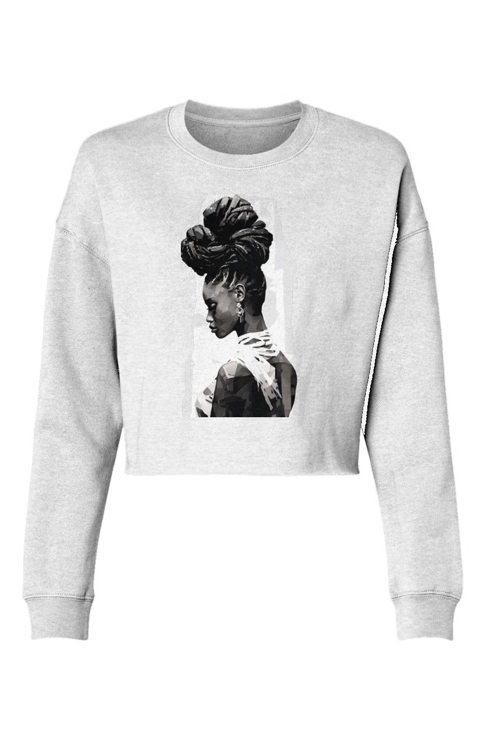 'drip' lightweight cropped crew