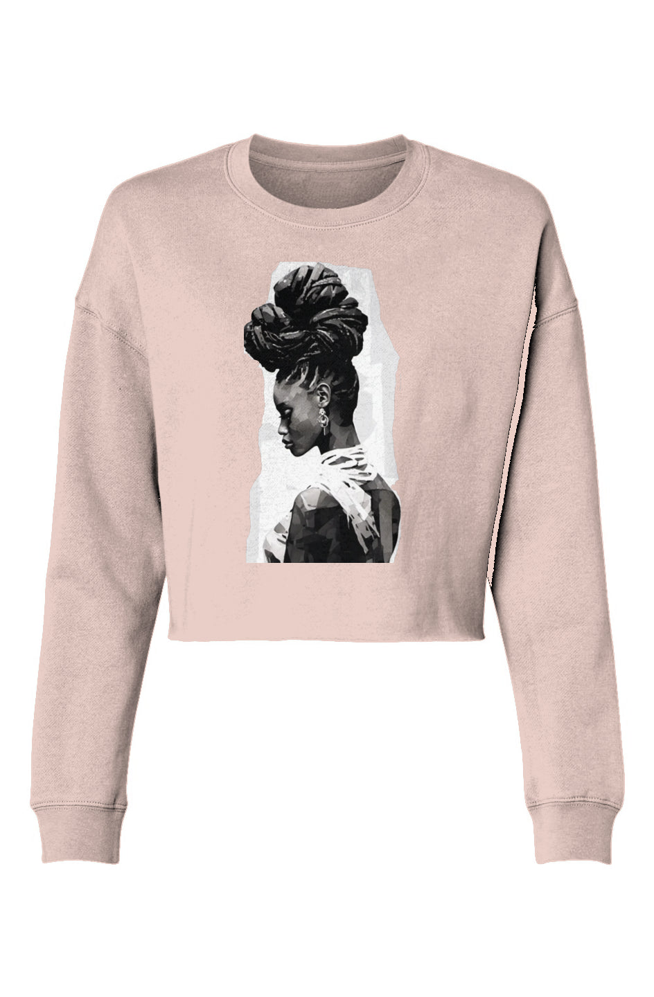 'drip' lightweight cropped crew