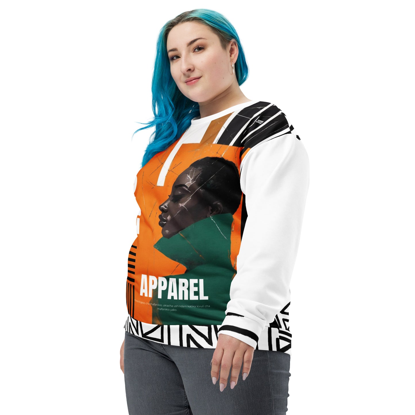 'pop collar' unisex sweatshirt