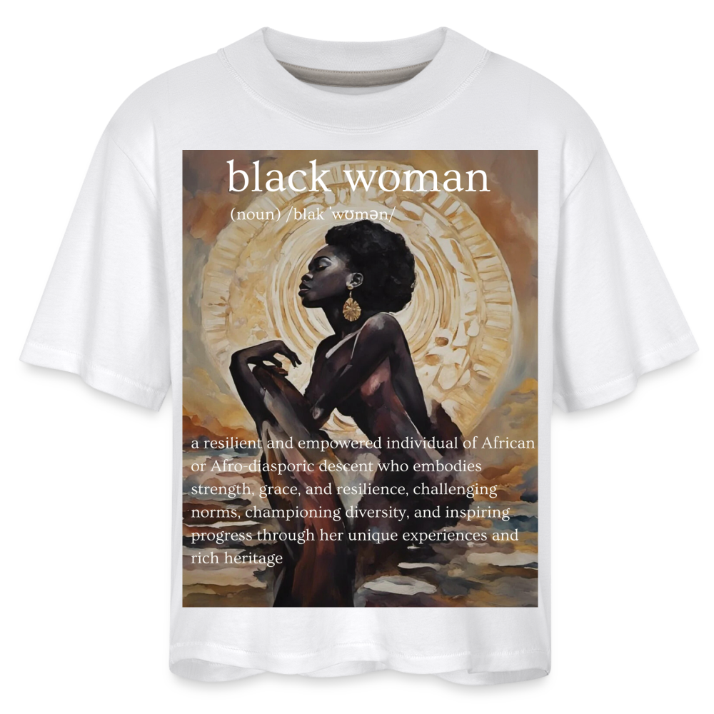 'thee definition' boxy tee - white