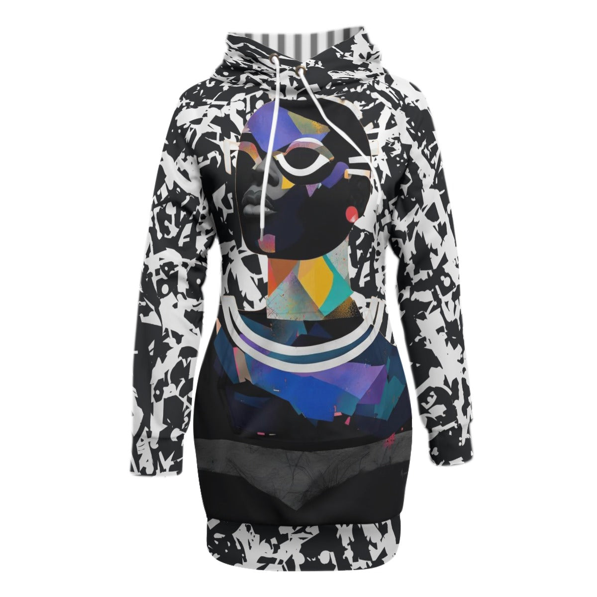 pullover hoodie w/ raglan sleeve
