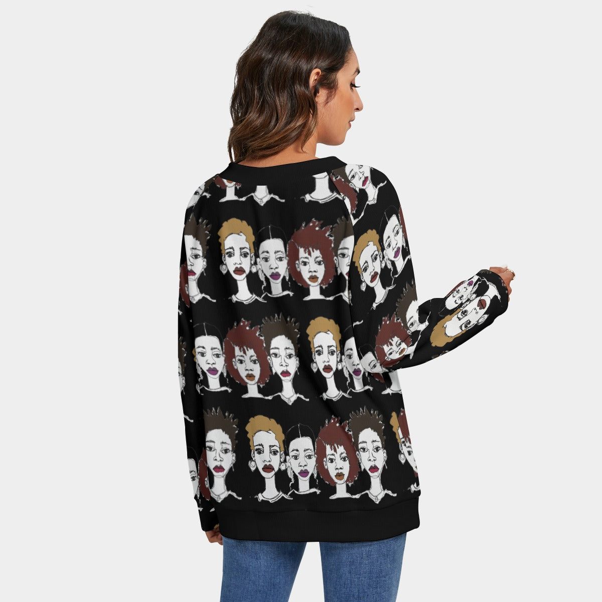 'sketchy ladies' sweater