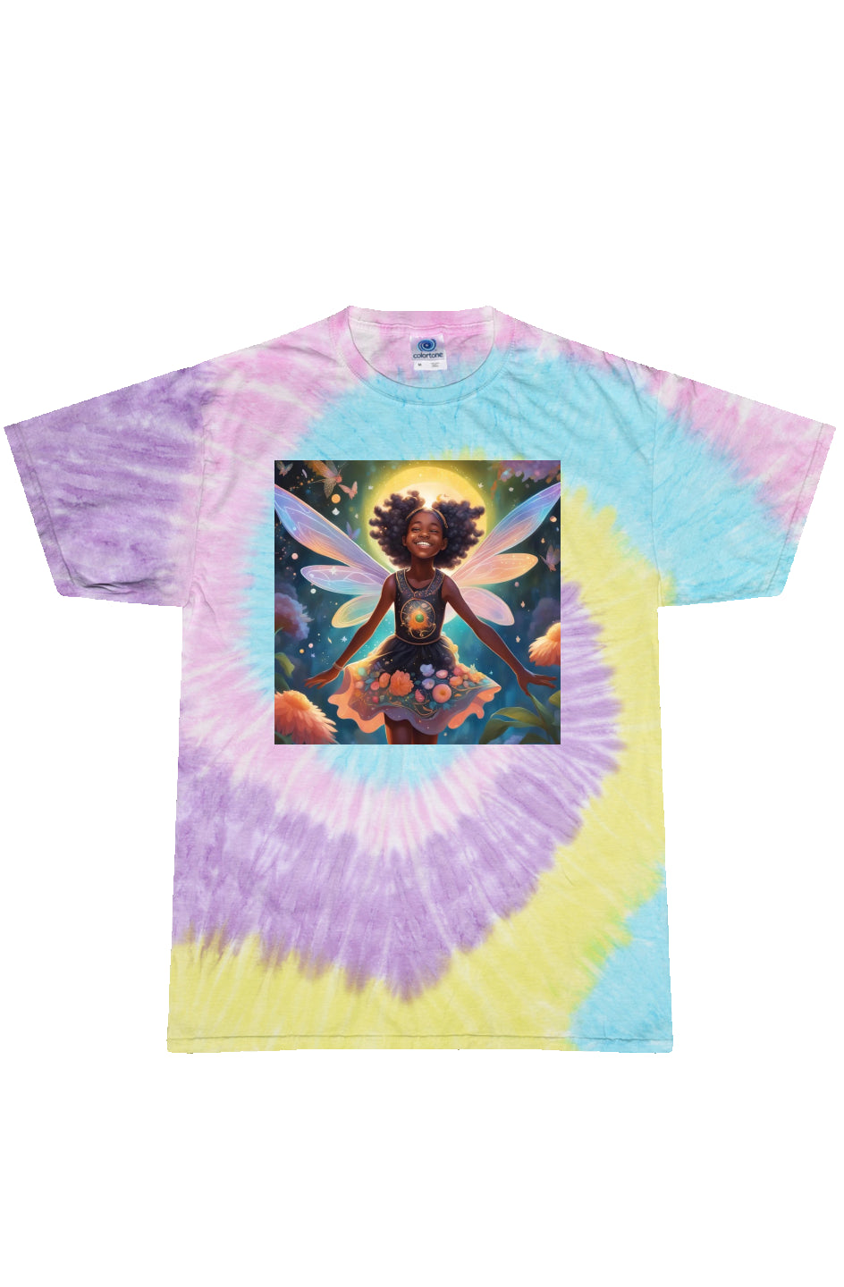 'sweet girl' youth jelly bean tie dye shirt