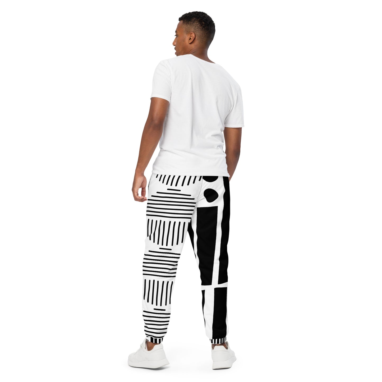 abstract track pants