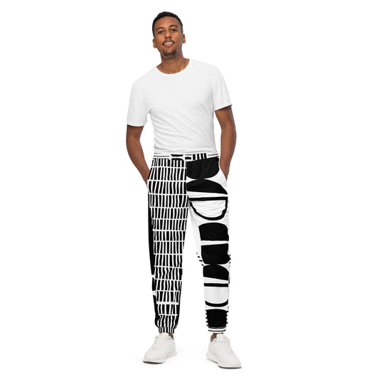 abstract track pants