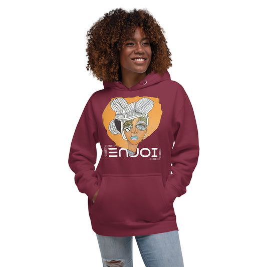 'embrace weird' unisex hoodie