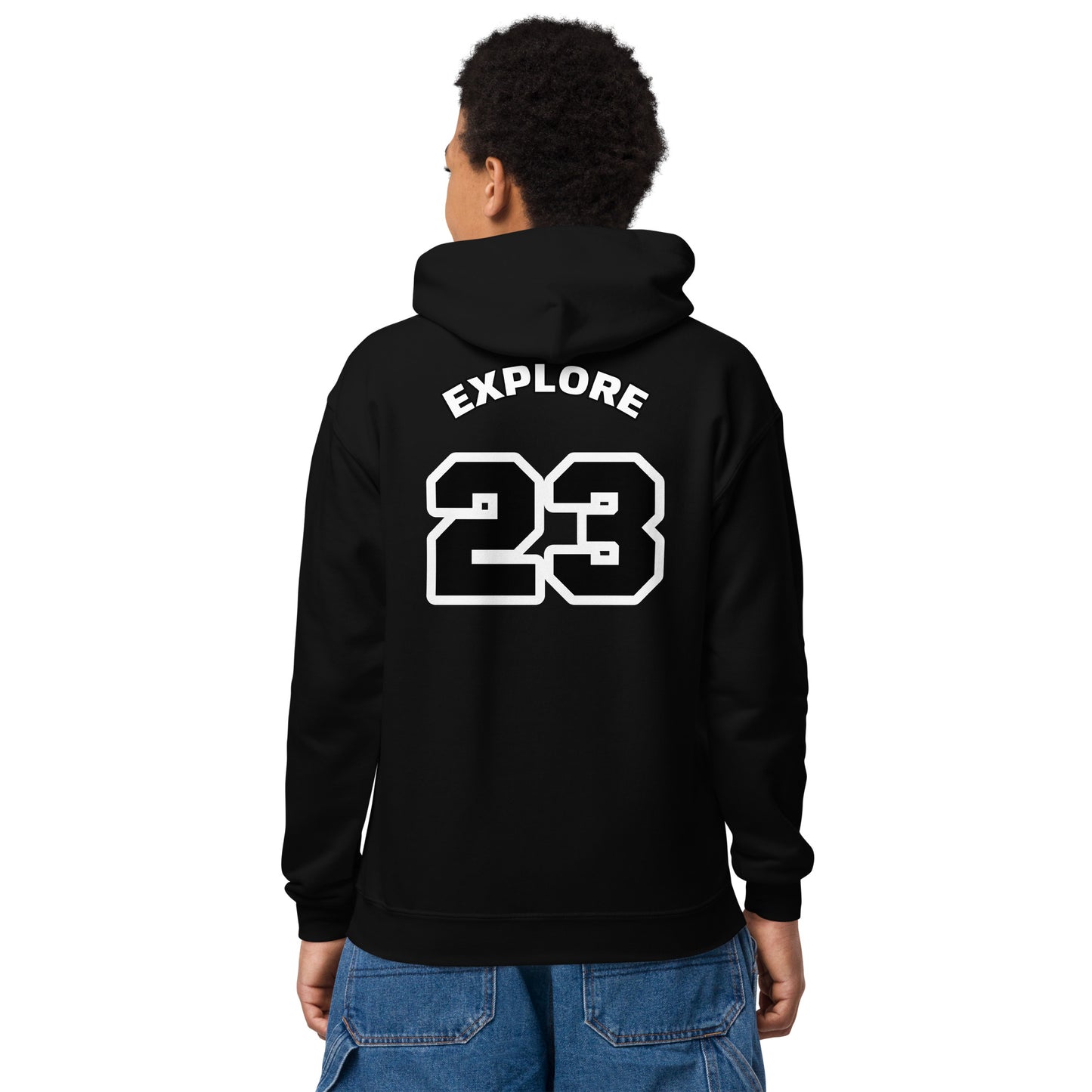 'explore space' heavy blend hoodie