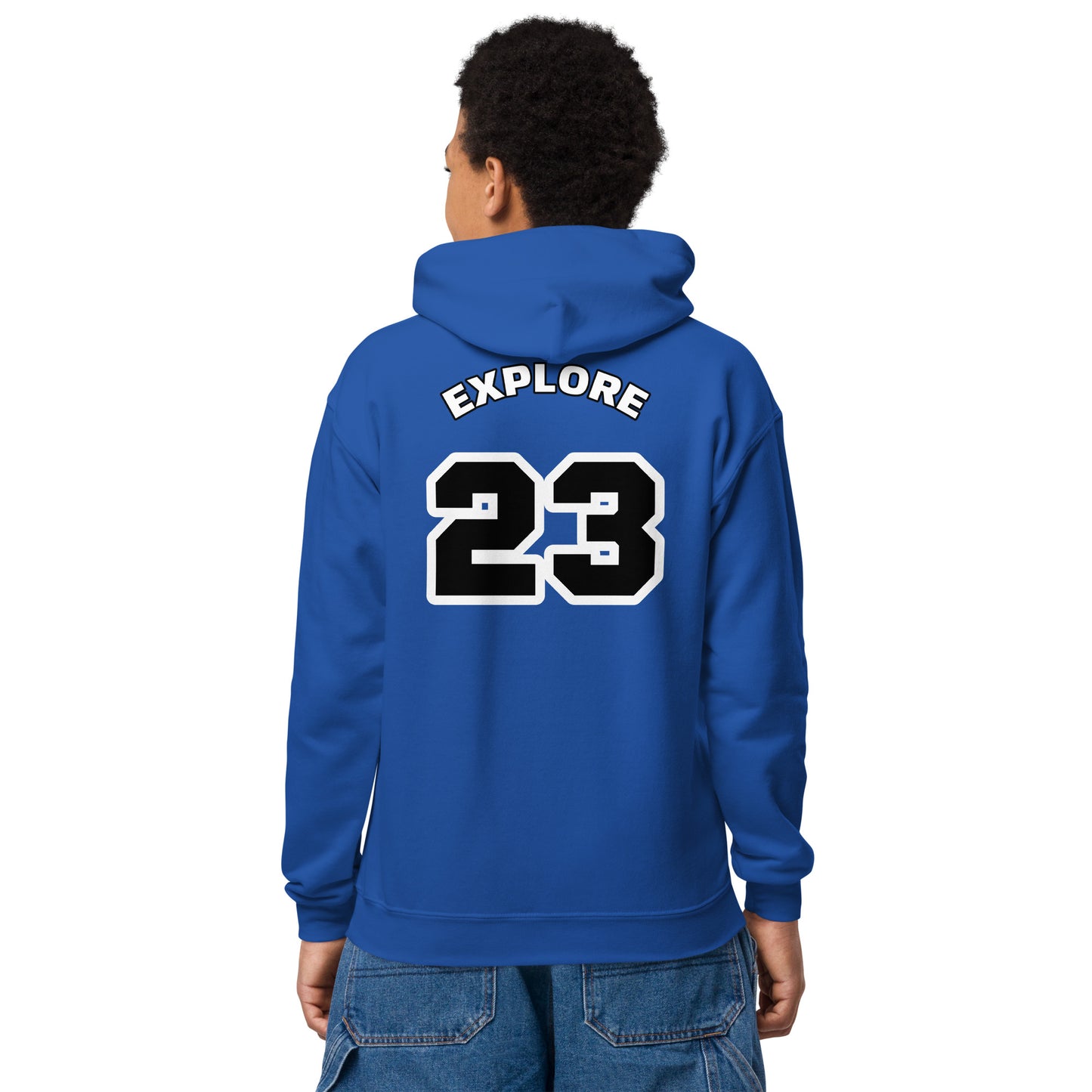 'explore space' heavy blend hoodie