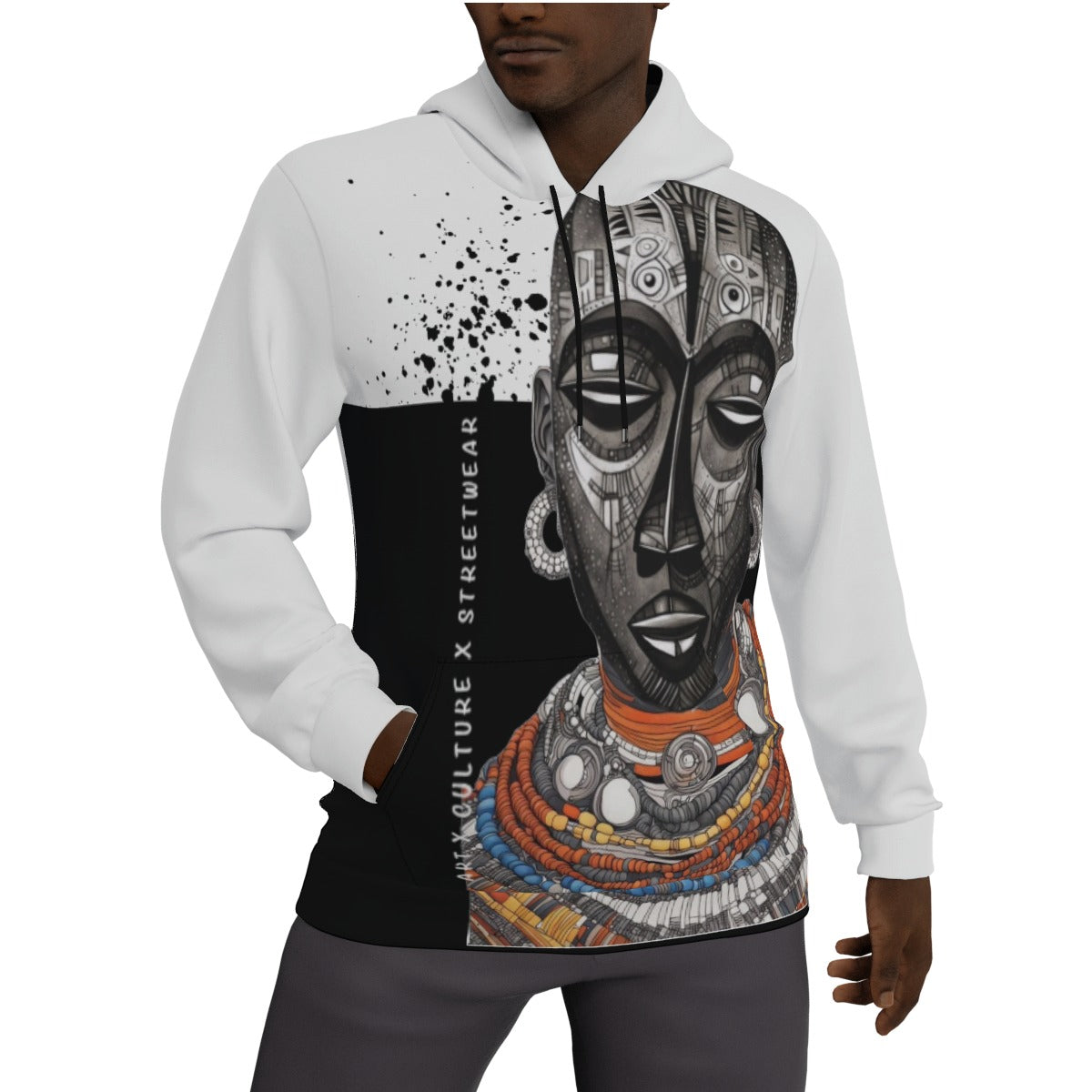 'afrofuturism' thicken pullover hoodie